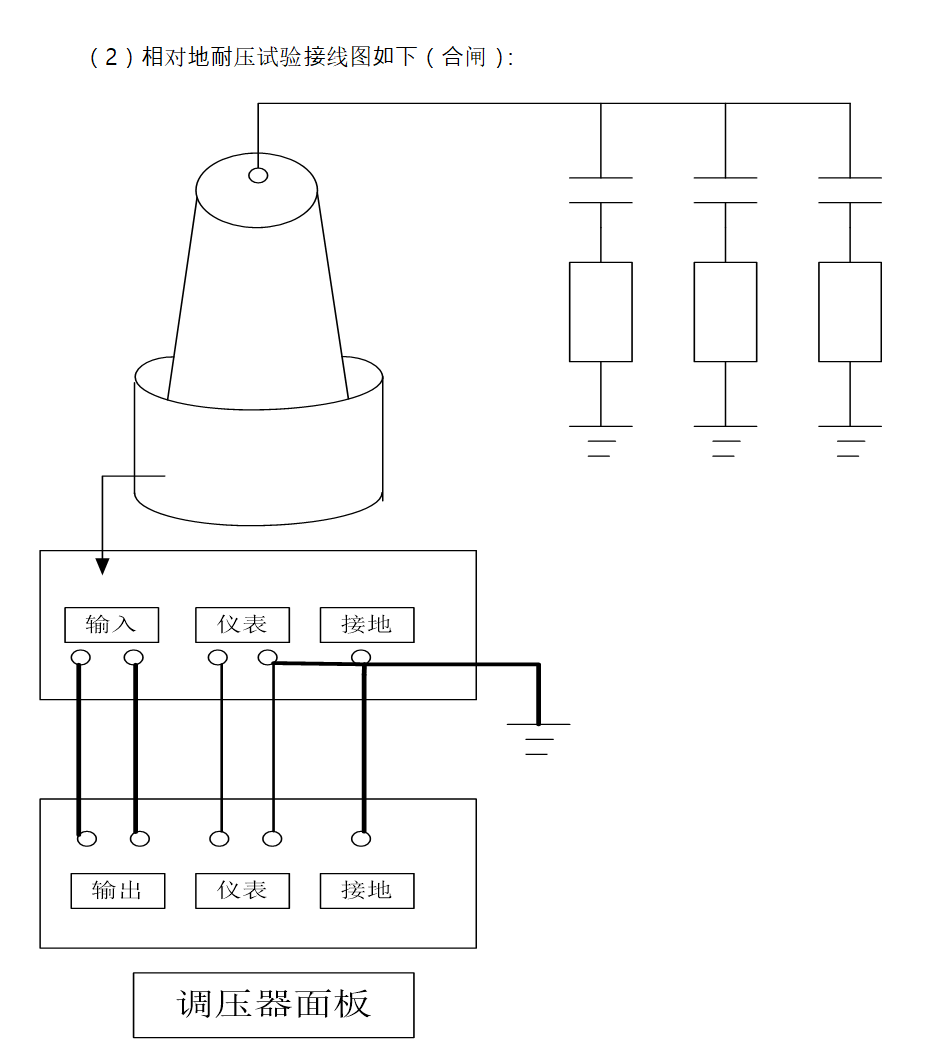 斷路器耐壓試驗